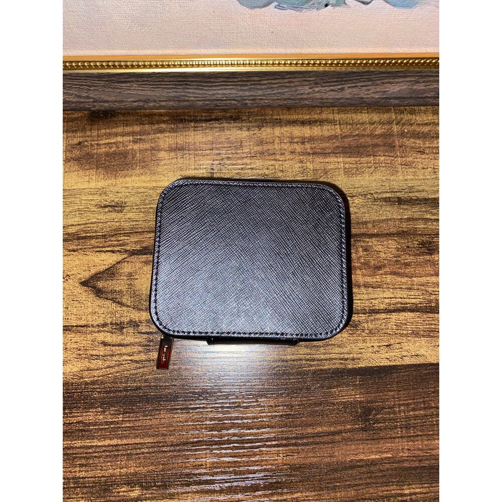 Kate Spade Staci Saffiano Leather Travel Jewelry Case Black K8066 NWT $139 - Picture 7 of 12